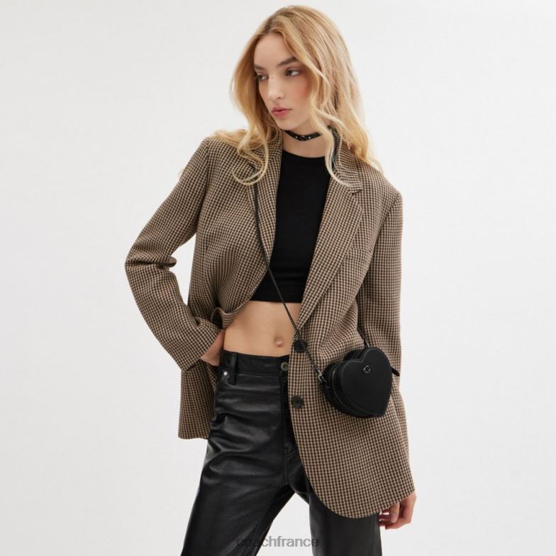 Coach femmes bandoulière coeur 14 v5/noir HHR6J211