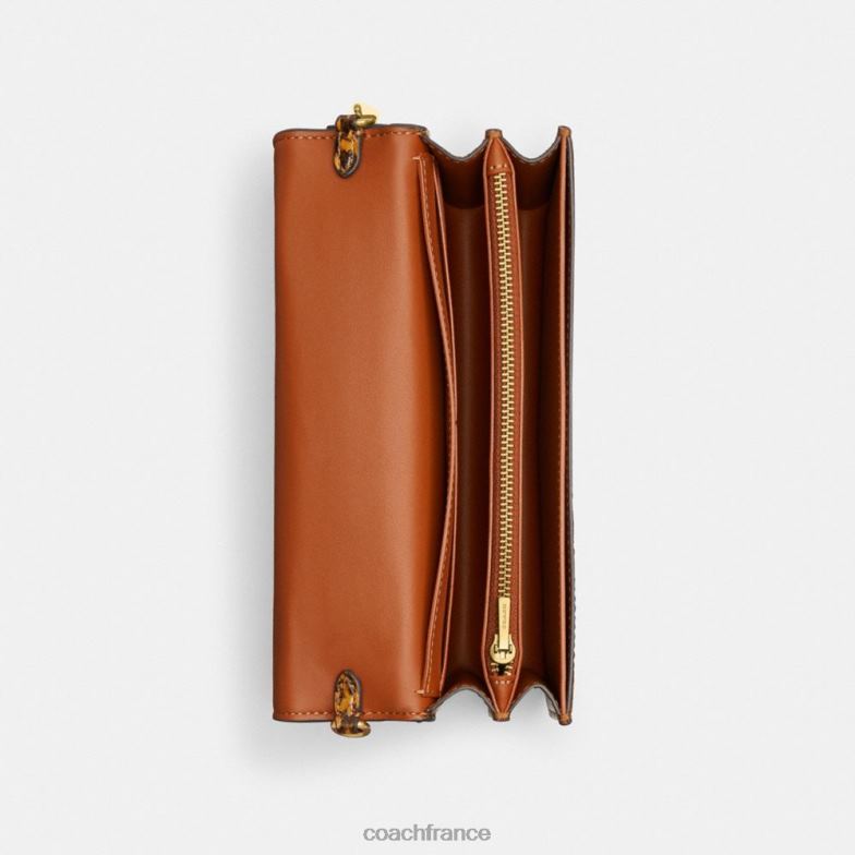 Coach femmes bea sac à bandoulière en peau de serpent b4/moutarde HHR6J228
