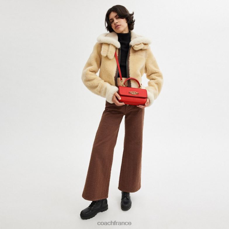 Coach femmes poignée supérieure harlow b4/sport rouge HHR6J227