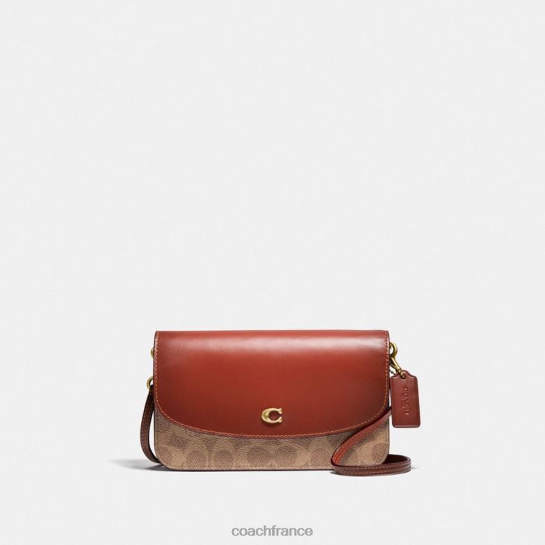 Coach femmes sac à bandoulière Hayden en toile exclusive b4/bronze rouille HHR6J219