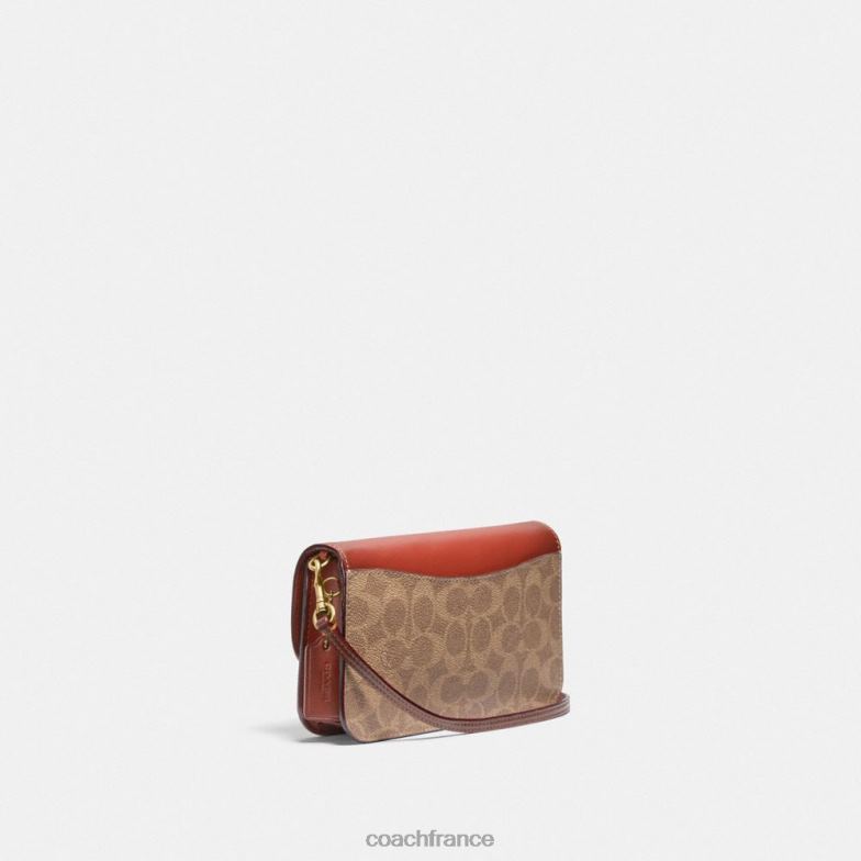 Coach femmes sac à bandoulière Hayden en toile exclusive b4/bronze rouille HHR6J219