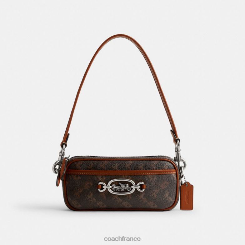 Coach femmes sac à bandoulière avery avec imprimé cheval et calèche b4/truffe ambre bruni HHR6J216