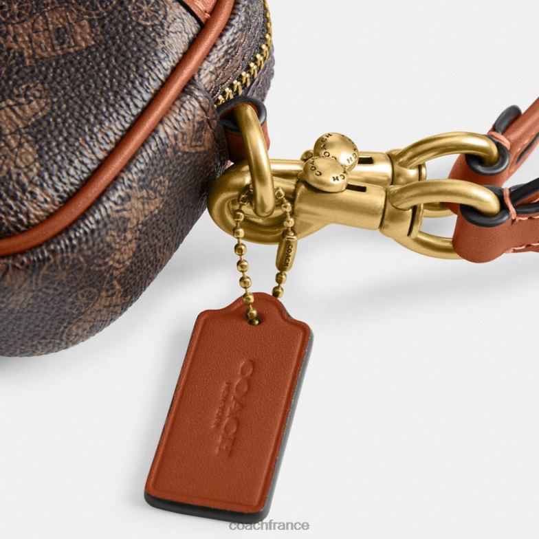 Coach femmes sac à bandoulière avery avec imprimé cheval et calèche b4/truffe ambre bruni HHR6J216