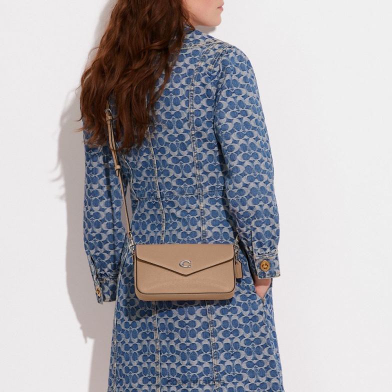 Coach femmes sac à bandoulière wyn gauche/taupe HHR6J254