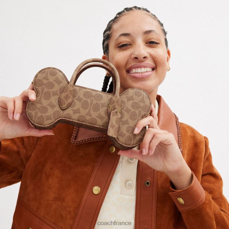 Coach femmes sac bone en toile exclusive b4/bronze rouille HHR6J235