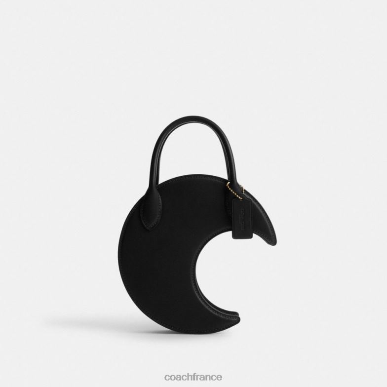 Coach femmes sac moon en cuir régénéré b4/noir HHR6J237