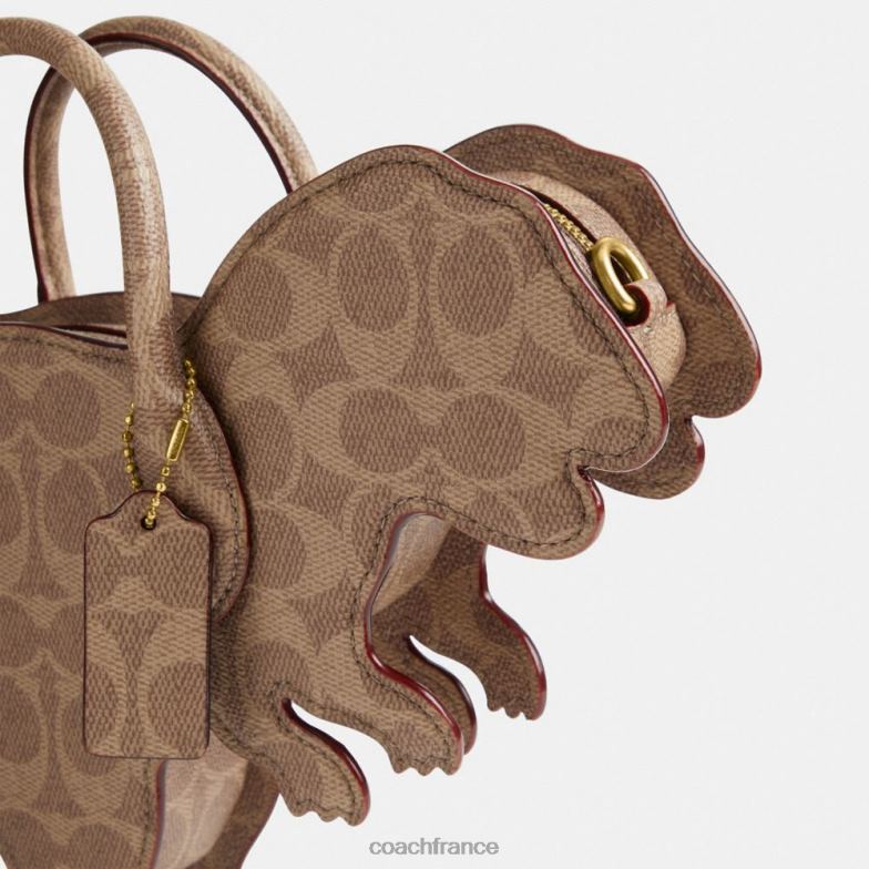 Coach femmes sac rexy en toile signature b4/bronze rouille HHR6J231