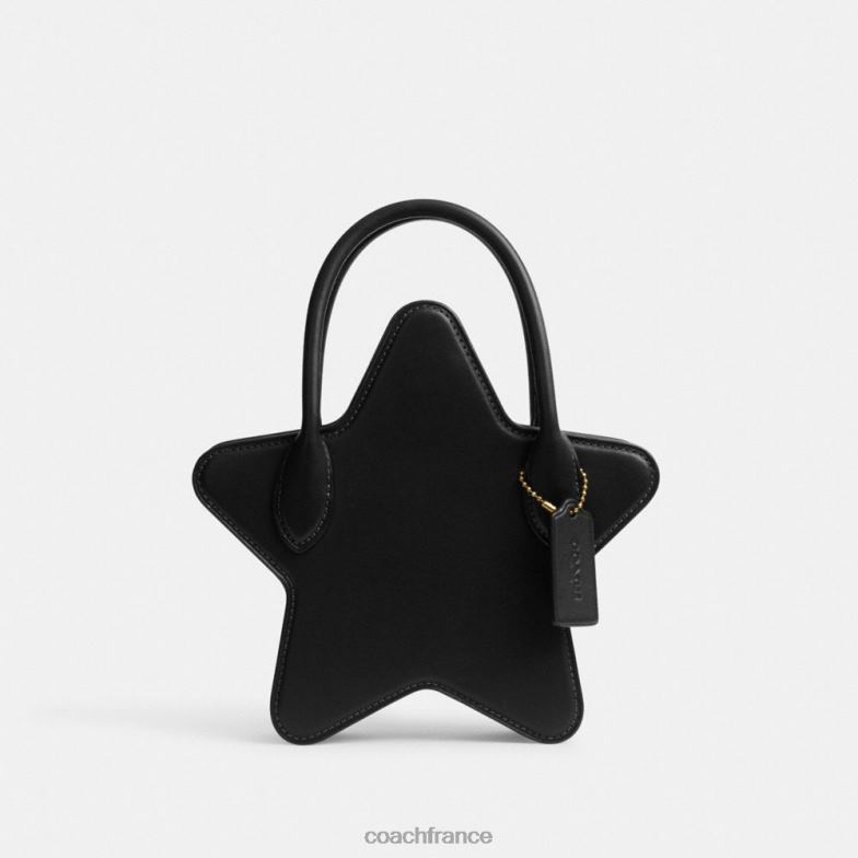 Coach femmes sac star en cuir régénéré b4/noir HHR6J208