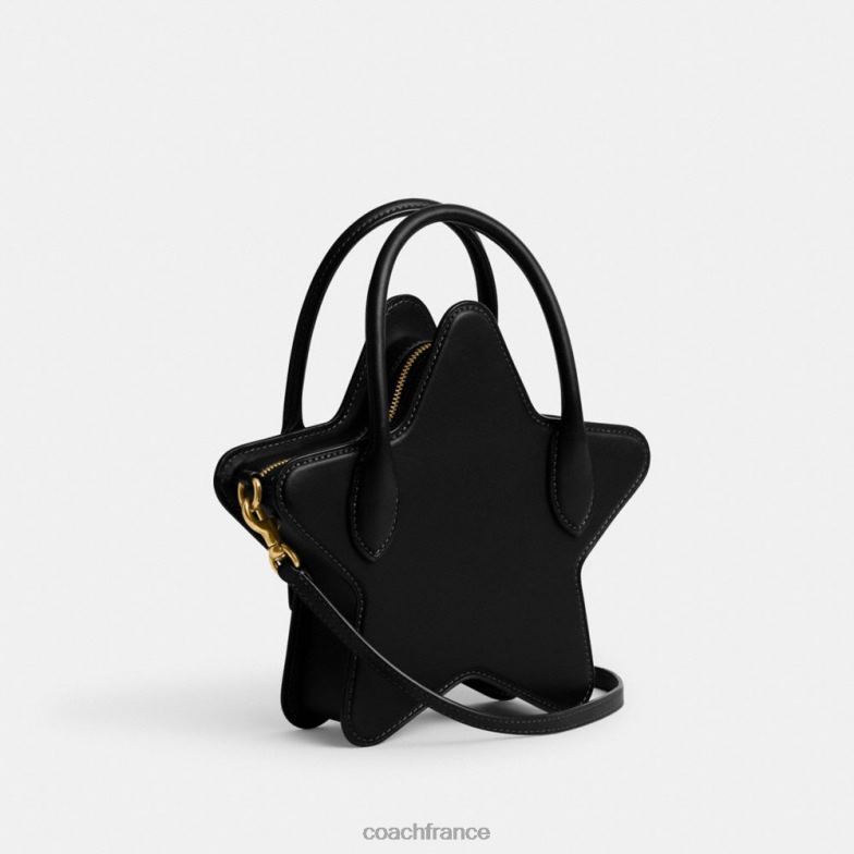 Coach femmes sac star en cuir régénéré b4/noir HHR6J208