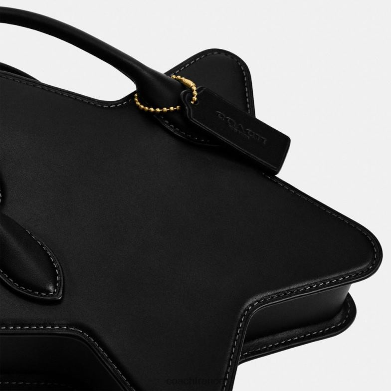 Coach femmes sac star en cuir régénéré b4/noir HHR6J208