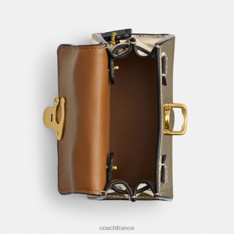 Coach femmes sammy poignée supérieure 12 b4/or HHR6J220