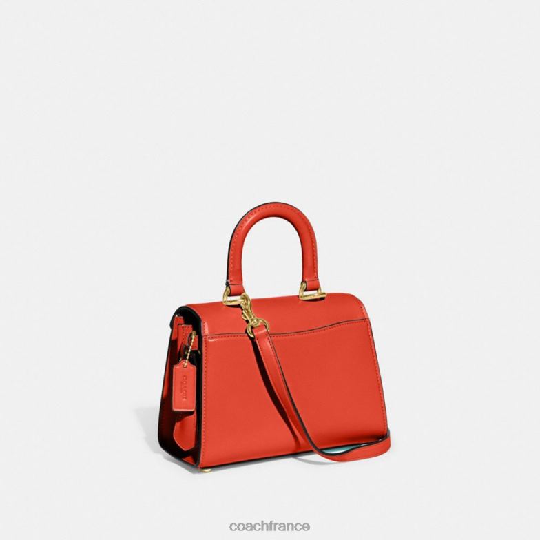 Coach femmes sammy poignée supérieure 21 b4/orange soleil HHR6J250