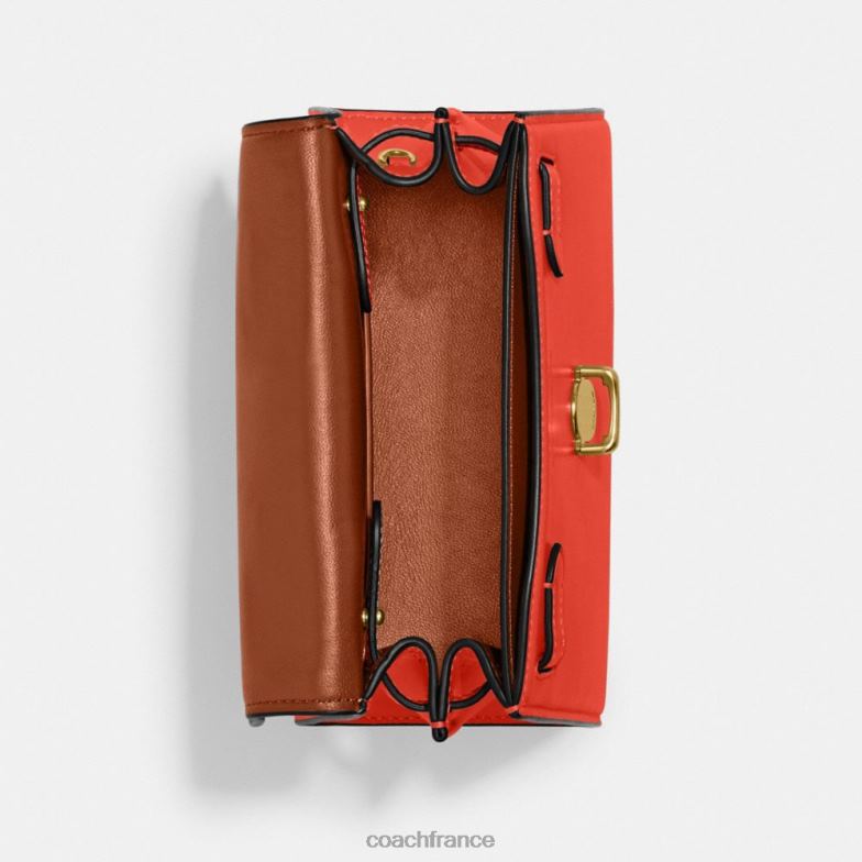 Coach femmes sammy poignée supérieure 21 b4/orange soleil HHR6J250