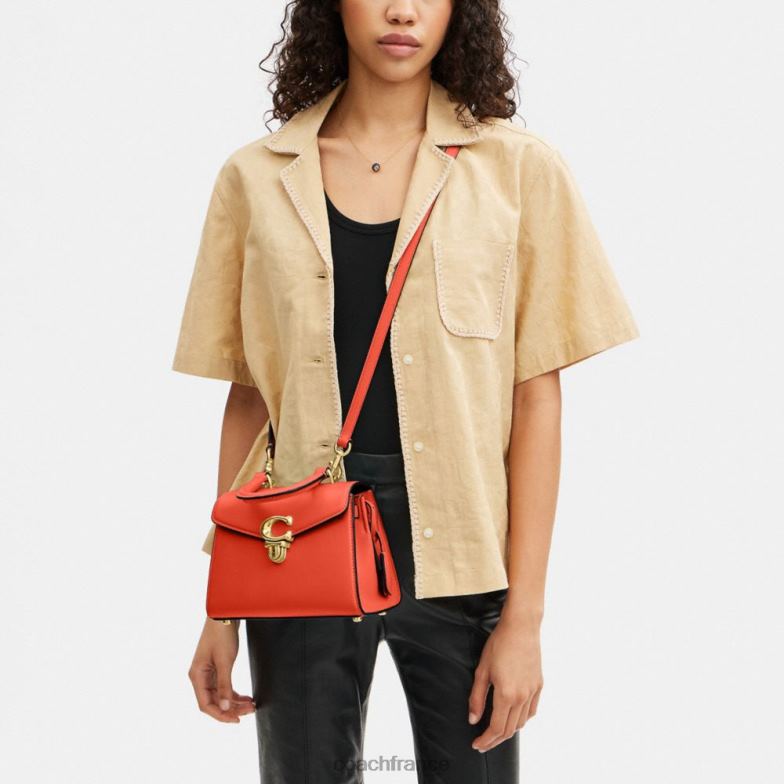 Coach femmes sammy poignée supérieure 21 b4/orange soleil HHR6J250
