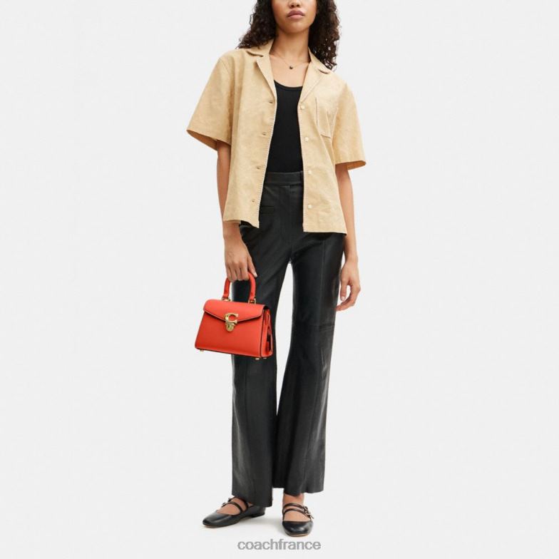 Coach femmes sammy poignée supérieure 21 b4/orange soleil HHR6J250