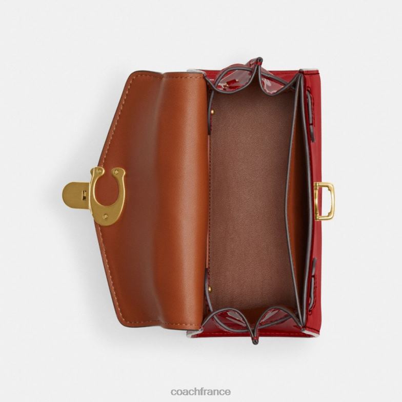 Coach femmes sammy poignée supérieure 21 b4/rouge HHR6J234