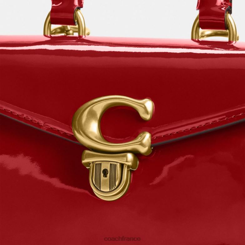 Coach femmes sammy poignée supérieure 21 b4/rouge HHR6J234