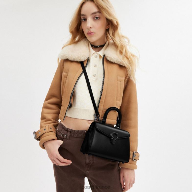 Coach femmes sammy poignée supérieure 21 mw/noir HHR6J203