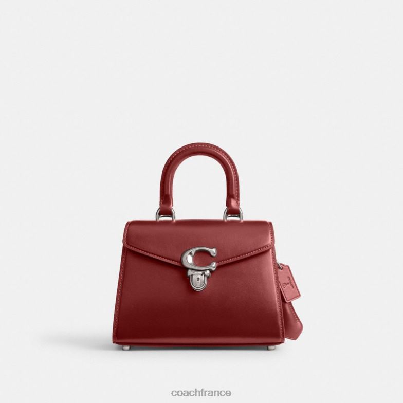 Coach femmes sammy top handle du nouvel an 21 avec dragon gauche/rouge rubis HHR6J201