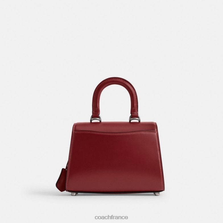Coach femmes sammy top handle du nouvel an 21 avec dragon gauche/rouge rubis HHR6J201