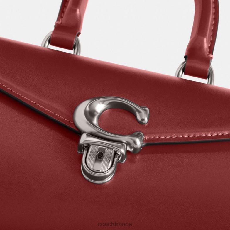 Coach femmes sammy top handle du nouvel an 21 avec dragon gauche/rouge rubis HHR6J201
