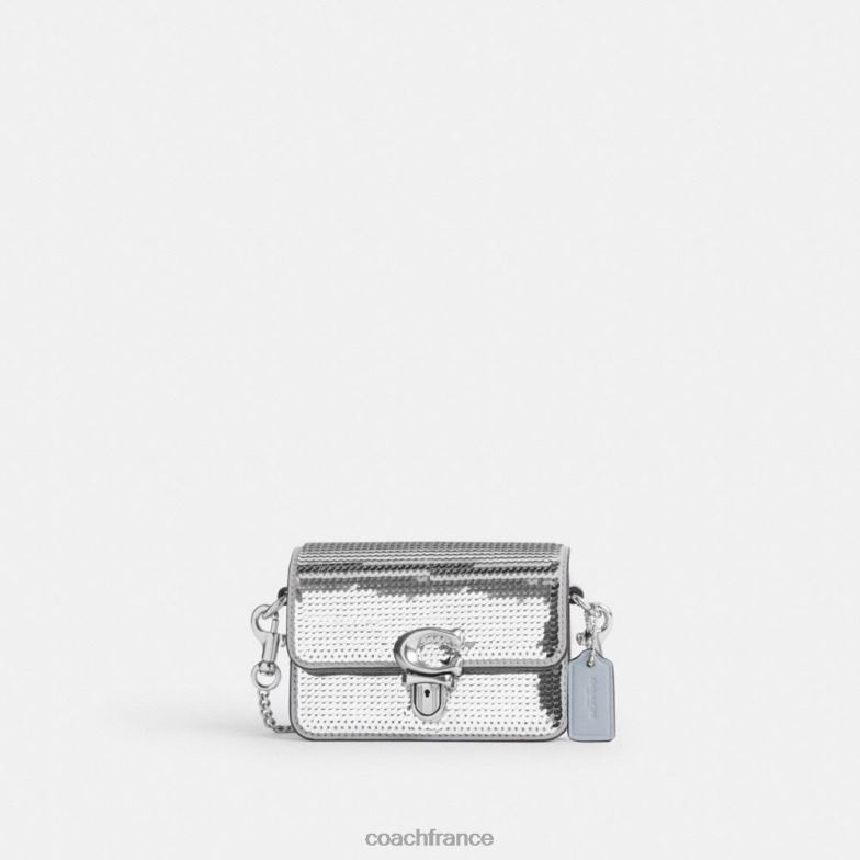 Coach femmes studio 12 avec des paillettes gauche/argent HHR6J224