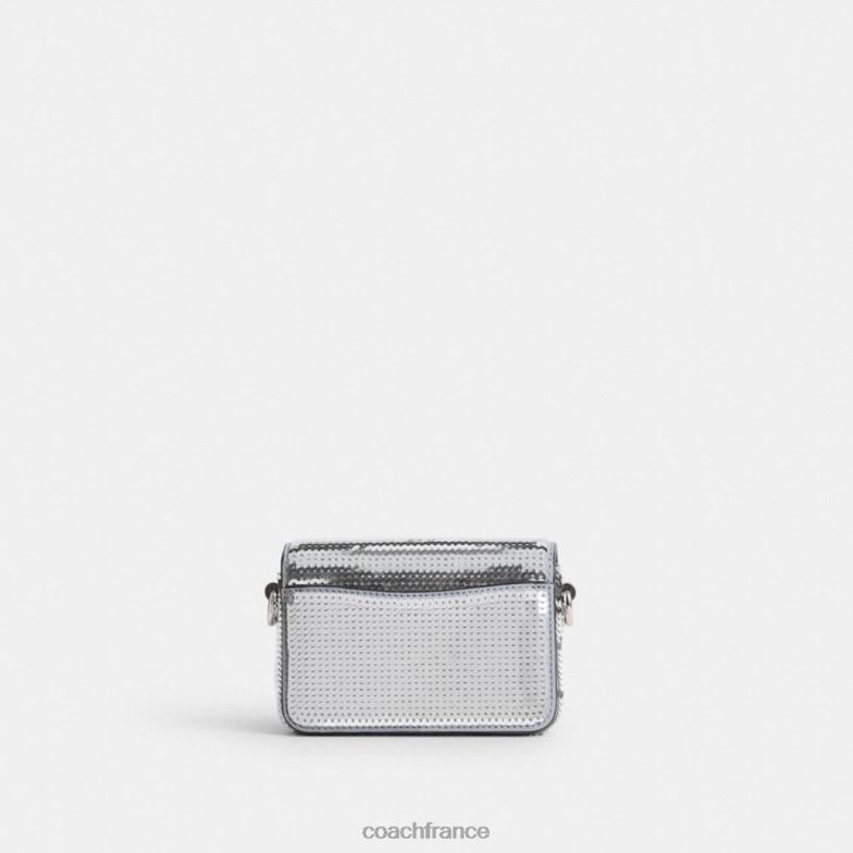 Coach femmes studio 12 avec des paillettes gauche/argent HHR6J224