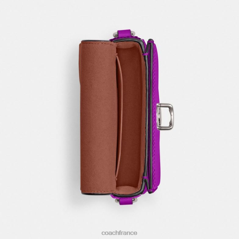 Coach femmes studio 12 avec des paillettes gauche/magenta foncé HHR6J225
