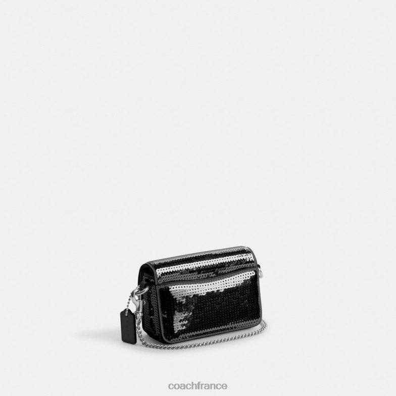 Coach femmes studio 12 avec des paillettes gauche/noir HHR6J223