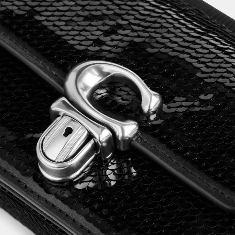 Coach femmes studio 12 avec des paillettes gauche/noir HHR6J223