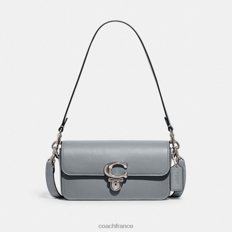 Coach femmes sac baguette studio gauche/gris bleu HHR6J190