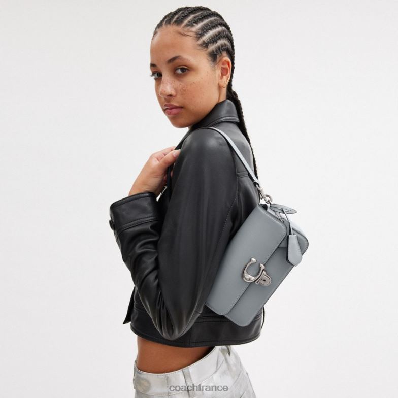 Coach femmes sac baguette studio gauche/gris bleu HHR6J190