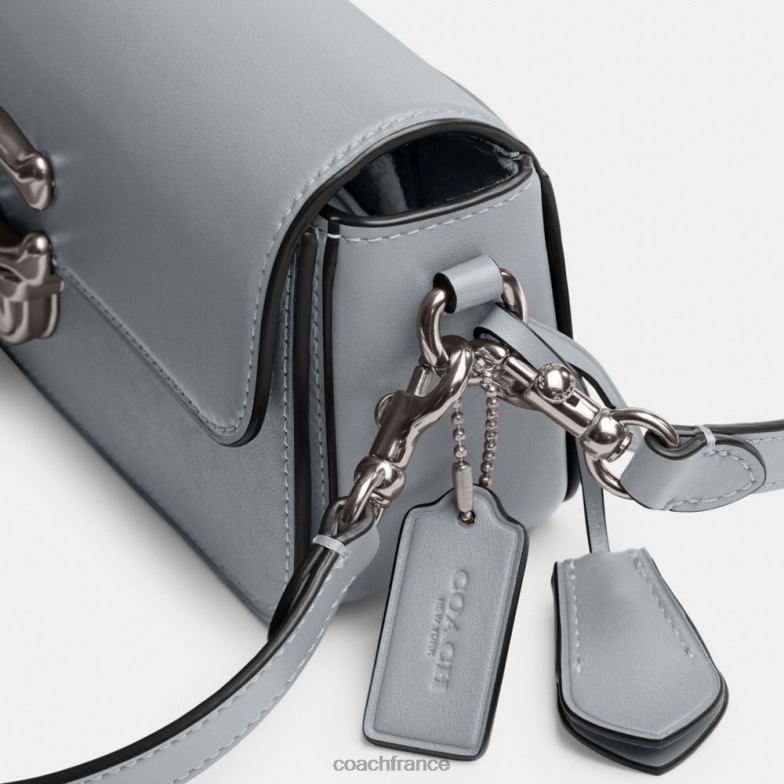Coach femmes sac baguette studio gauche/gris bleu HHR6J190