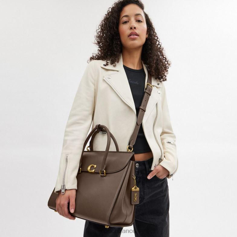 Coach femmes sac fourre-tout balai 36 b4/pierre foncée HHR6J178