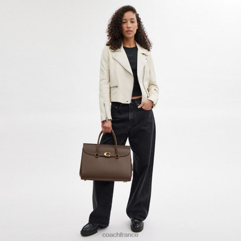 Coach femmes sac fourre-tout balai 36 b4/pierre foncée HHR6J178