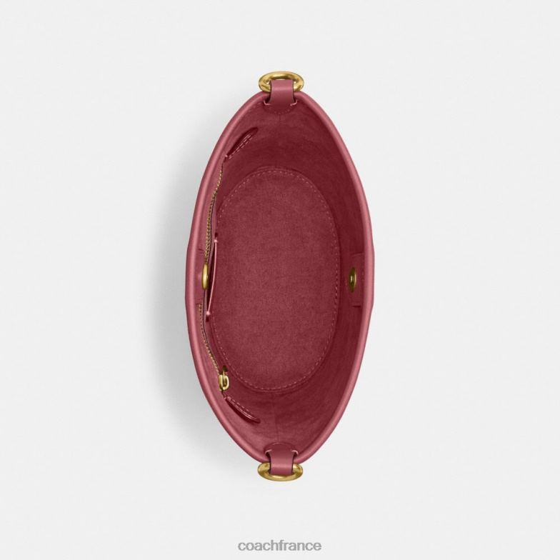 Coach femmes sac seau dakota 16 avec tresse b4/rouge HHR6J15