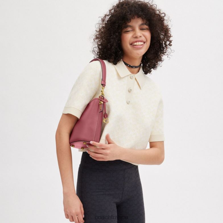 Coach femmes sac seau dakota 16 avec tresse b4/rouge HHR6J15