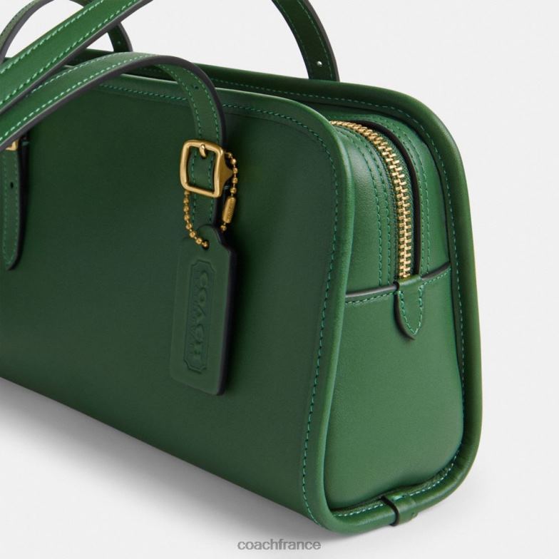 Coach femmes fermeture éclair pivotante b4/vert chasseur HHR6J270