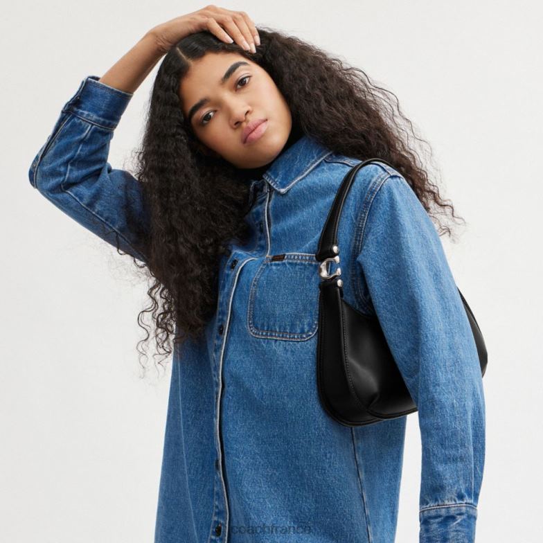 Coach femmes sac à bandoulière Eve gauche/noir HHR6J276