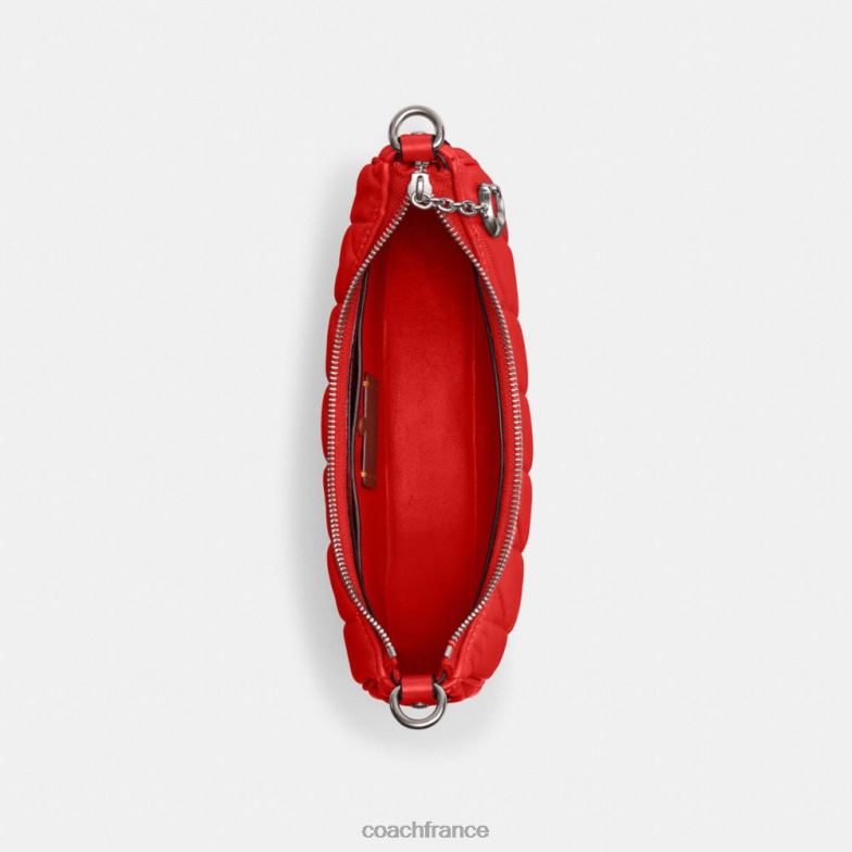 Coach femmes sac à bandoulière Mira avec matelassage en forme d'oreiller et bandoulière en forme de cœur gauche/sport rouge HHR6J256