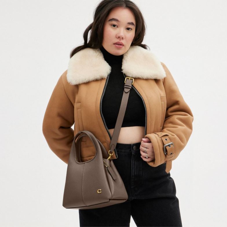 Coach femmes sac à bandoulière lana 23 b4/pierre foncée HHR6J278