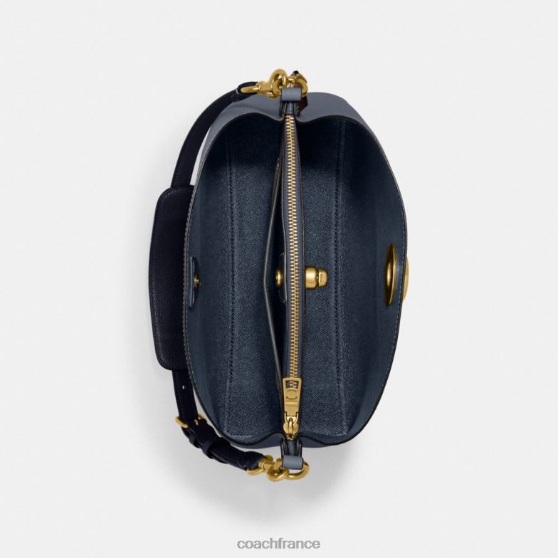 Coach femmes sac porté épaule willow color block b4/jean HHR6J265