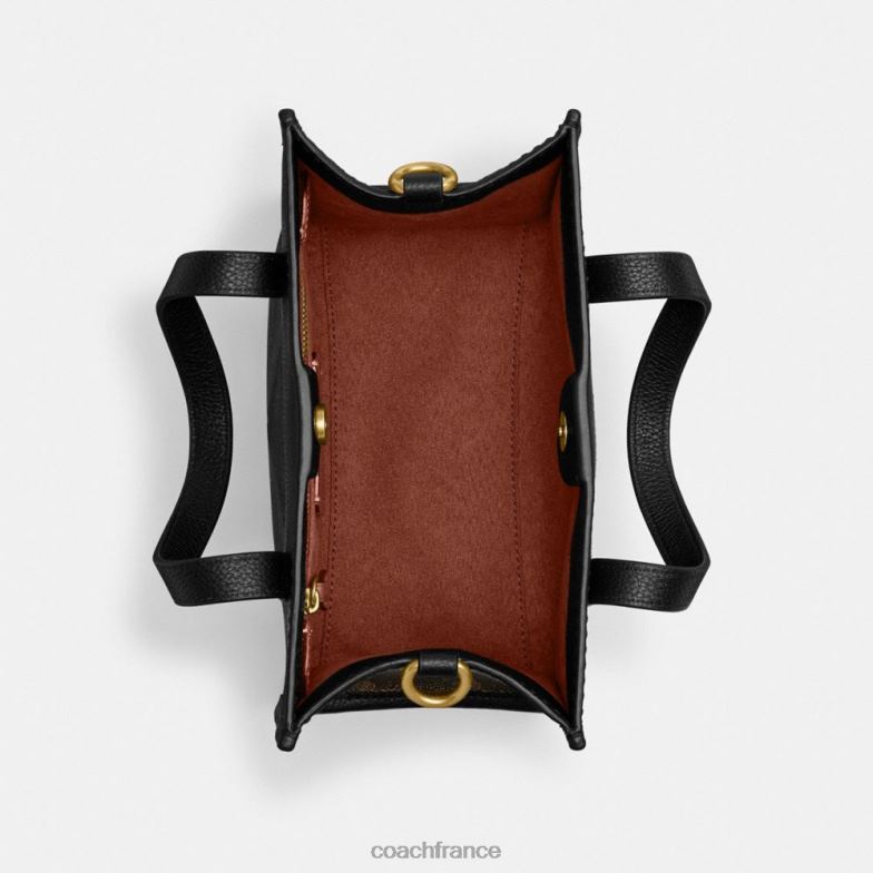 Coach femmes cabas field 22 avec imprimé cheval et calèche b4/truffe noire HHR6J297