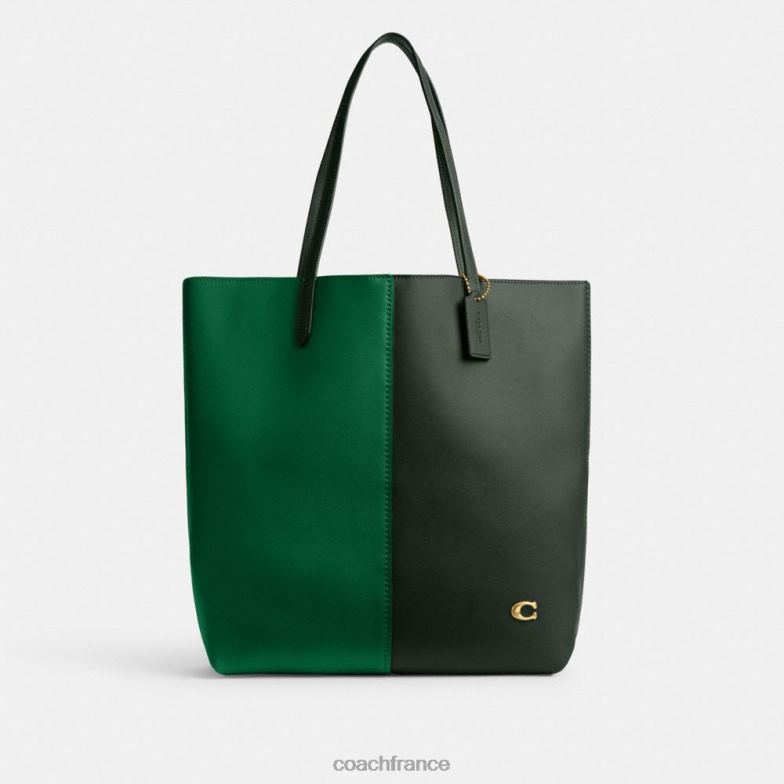 Coach femmes cabas nomade color block b4/vert multi HHR6J301
