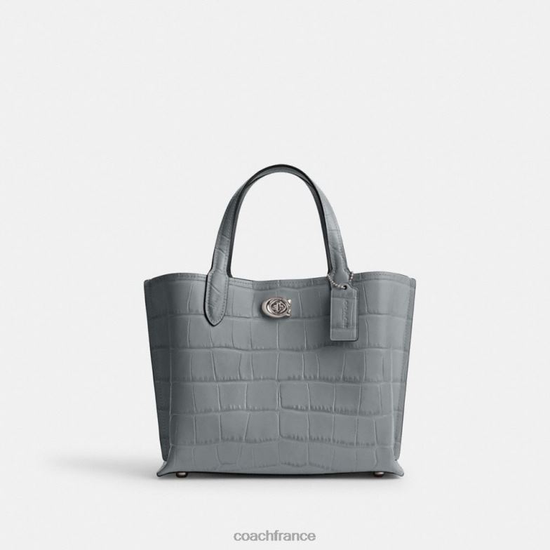 Coach femmes fourre-tout en saule 24 gauche/gris bleu multi HHR6J290