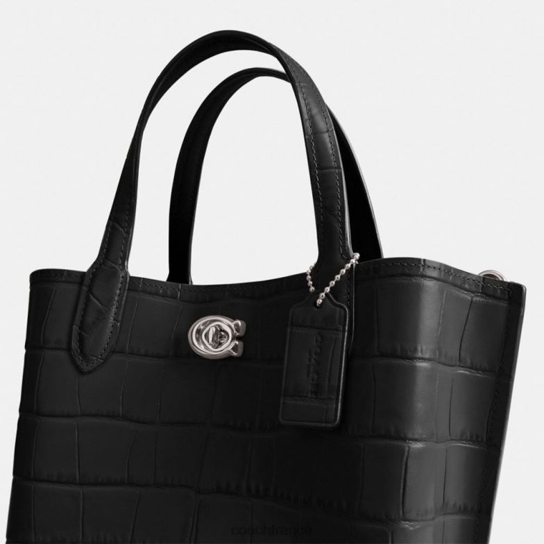 Coach femmes fourre-tout en saule 24 gauche/noir multi HHR6J287