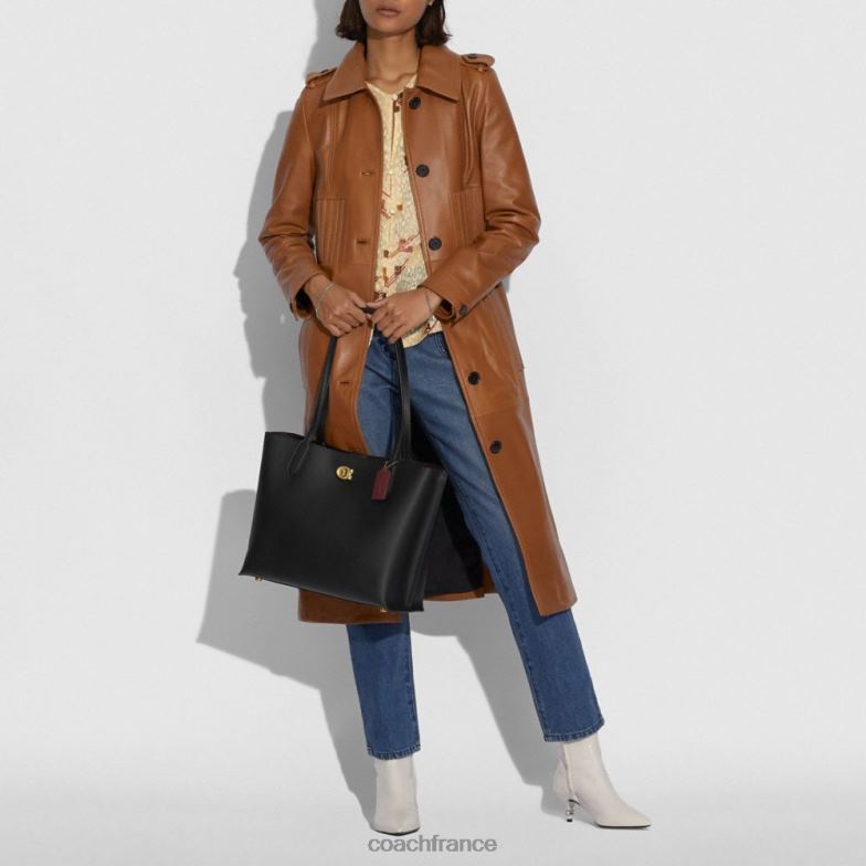 Coach femmes fourre-tout en saule b4/noir HHR6J303
