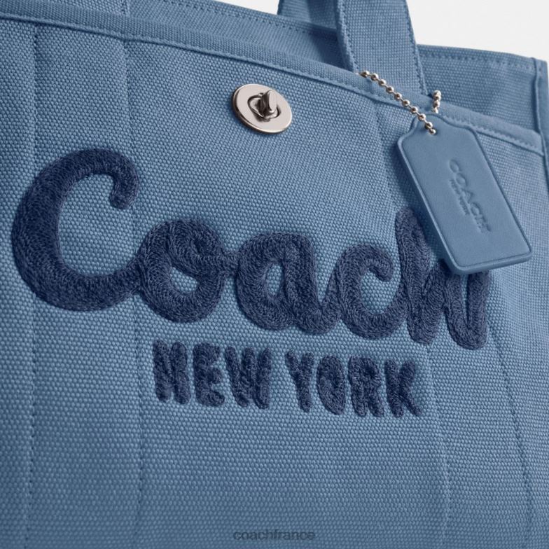 Coach femmes fourre-tout gauche/bleu ardoise HHR6J291