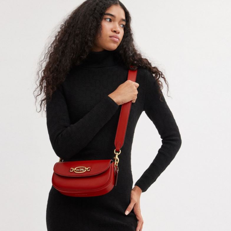 Coach femmes sac bandoulière harley 23 b4/sport rouge HHR6J32