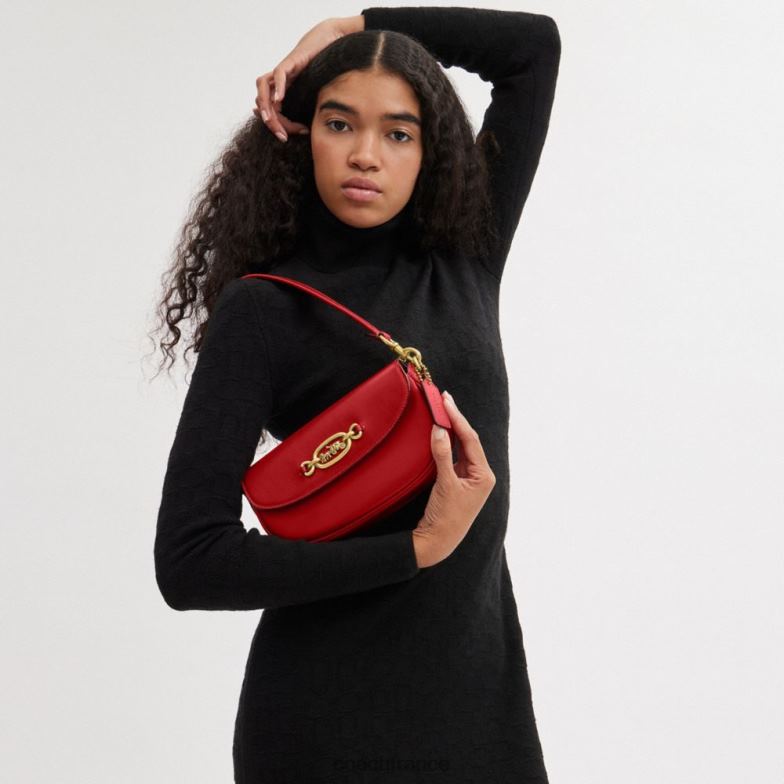 Coach femmes sac bandoulière harley 23 b4/sport rouge HHR6J32